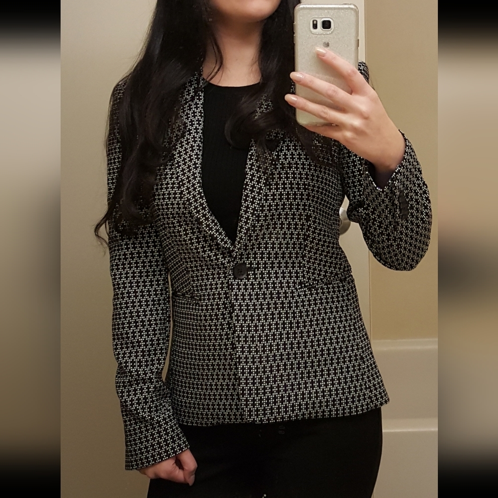Express Blazer - black/white